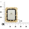 Mauro Ferretti marco Glam Gink 15x20 cm oro negro
