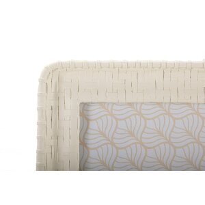Marco Mauro Ferretti estilo bambú 26x2x31 cm crema