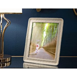 Marco Mauro Ferretti estilo bambú 26x2x31 cm crema