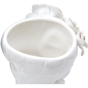 Mauro Ferretti Jarrón Mujer Cute 14,8x13x29 cm oro blanco