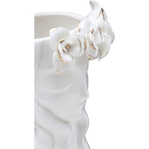 Mauro Ferretti Jarrón Mujer Cute 14,8x13x29 cm oro blanco