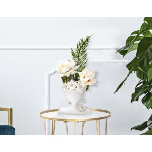 Mauro Ferretti Jarrón Mrs Jung 21,7x14x21 cm oro blanco