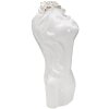Mauro Ferretti Jarrón Señoritas Rosas 10x14x26 cm oro blanco