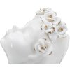 Mauro Ferretti Jarrón Señoritas Rosas 10x14x26 cm oro blanco