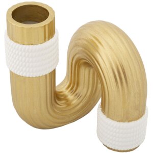 Mauro Ferretti Bann jarrón 10,5x10,5x12,7 cm oro...