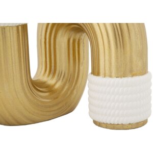 Mauro Ferretti Bann jarrón 10,5x10,5x12,7 cm oro blanco