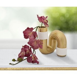 Mauro Ferretti Bann jarrón 10,5x10,5x12,7 cm oro blanco