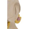Mauro Ferretti Jarrón Elegante 24.5x20.5x26 cm crema