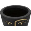 Mauro Ferretti Jarrón Tribal Ø 25x25 cm oro negro