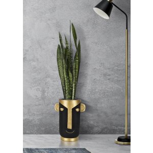 Mauro Ferretti jarrón Tribal30x23.5x40 cm oro negro