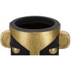 Mauro Ferretti jarrón Tribal30x23.5x40 cm oro negro