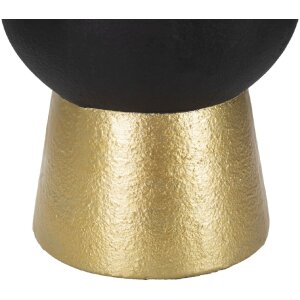 Mauro Ferretti Jarrón Tribal Ø 21x45 cm oro negro