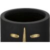 Mauro Ferretti Jarrón Tribal Ø 21x45 cm oro negro