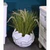 Mauro Ferretti cachepot Lines Ø 44x37 cm blanco lavado