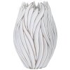 Mauro Ferretti Honduras jarrón Ø 27x41,5 cm blanco lavado