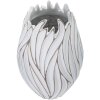 Mauro Ferretti Honduras jarrón Ø 27x41,5 cm blanco lavado