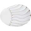 Mauro Ferretti Jarrón Lines 34x11.5x24.5 cm blanco lavado