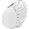 Mauro Ferretti Jarrón Lines 34x11.5x24.5 cm blanco lavado