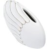 Mauro Ferretti Jarrón Lines 34x11.5x24.5 cm blanco lavado