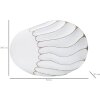 Mauro Ferretti Jarrón Lines 34x11.5x24.5 cm blanco lavado