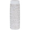 Mauro Ferretti jarrón Nairobi oval 19x12x50 cm blanco lavado