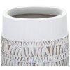 Mauro Ferretti jarrón Nairobi oval 19x12x50 cm blanco lavado
