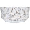 Mauro Ferretti jarrón Nairobi oval 19x12x50 cm blanco lavado