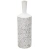 Mauro Ferretti florero Nairobi botella Ø 15x49,5 cm blanco lavado