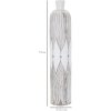 Mauro Ferretti jarrón Atene Ø 15x60 cm blanco lavado