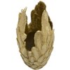 Mauro Ferretti florero plumas 34,5x34x91 cm color oro