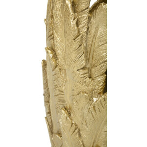 Mauro Ferretti jarrón plumas 32x34x80 cm dorado