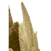 Mauro Ferretti jarrón plumas 32x34x80 cm dorado
