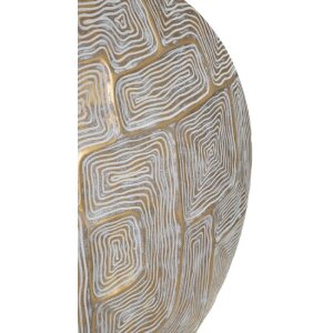 Mauro Ferretti Eklipsen jarrón 48x13x44,5 cm oro blanco
