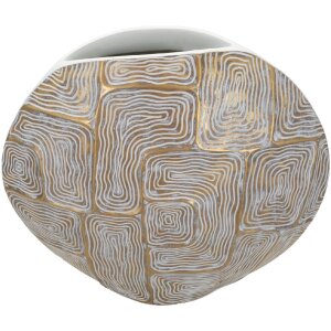 Mauro Ferretti Eklipsen jarrón 36x11x34,5 cm oro...