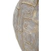Mauro Ferretti Eklipsen jarrón 36x11x34,5 cm oro blanco