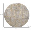 Mauro Ferretti Eklipsen jarrón 36x11x34,5 cm oro blanco