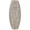 Mauro Ferretti florero Eklips torre 24x11.5x59.5 cm oro blanco