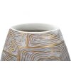 Mauro Ferretti florero Eklips torre 24x11.5x59.5 cm oro blanco