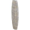 Mauro Ferretti florero Eklips torre 24x11.5x59.5 cm oro blanco