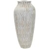 Mauro Ferretti Stiky jarrón Ø 23x50 cm oro blanco