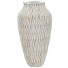Mauro Ferretti Stiky jarrón Ø 22x44 cm oro blanco