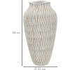 Mauro Ferretti Stiky jarrón Ø 22x44 cm oro blanco