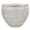 Mauro Ferretti Stiky cachepot Ø 30,5x24,5 cm oro blanco