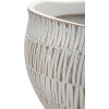 Mauro Ferretti Stiky cachepot Ø 30,5x24,5 cm oro blanco