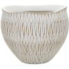 Mauro Ferretti Stiky cachepot Ø 26X20,5 cm oro blanco