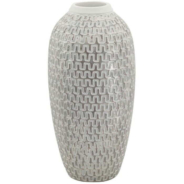 Mauro Ferretti Jarrón Wave Ø 21x43 cm oro blanco