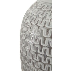 Mauro Ferretti Jarrón Wave Ø 21x43 cm oro blanco