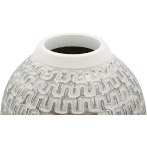 Mauro Ferretti Jarrón Wave Ø 21x43 cm oro blanco