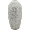 Mauro Ferretti Jarrón Wave Ø 21x43 cm oro blanco
