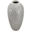 Mauro Ferretti Jarrón Wave Ø 21x43 cm oro blanco